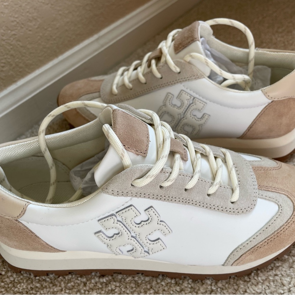 New Tory Burch Vintage Nylon Sneaker, Sz 7.5